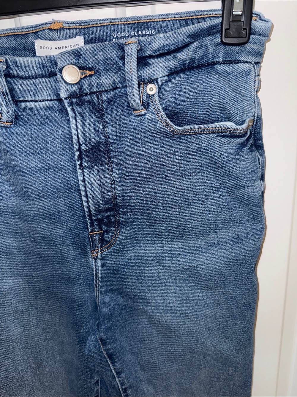 Good American Women's Good Classic Slim Straight Sz 6/28 - Picture 5 of 12